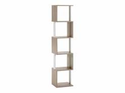 VS Venta-stock Estantería Maldivas 5 huecos color Roble/Blanco