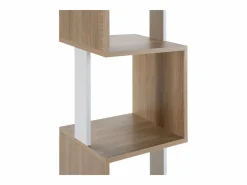 VS Venta-stock Estantería Maldivas 5 huecos color Roble/Blanco