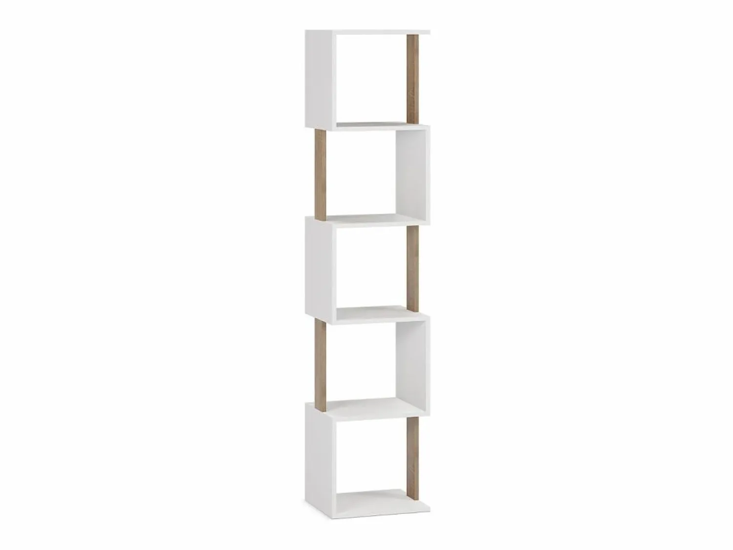 New VS Venta-stock Estantería Maldivas 5 huecos color /Roble Blanco