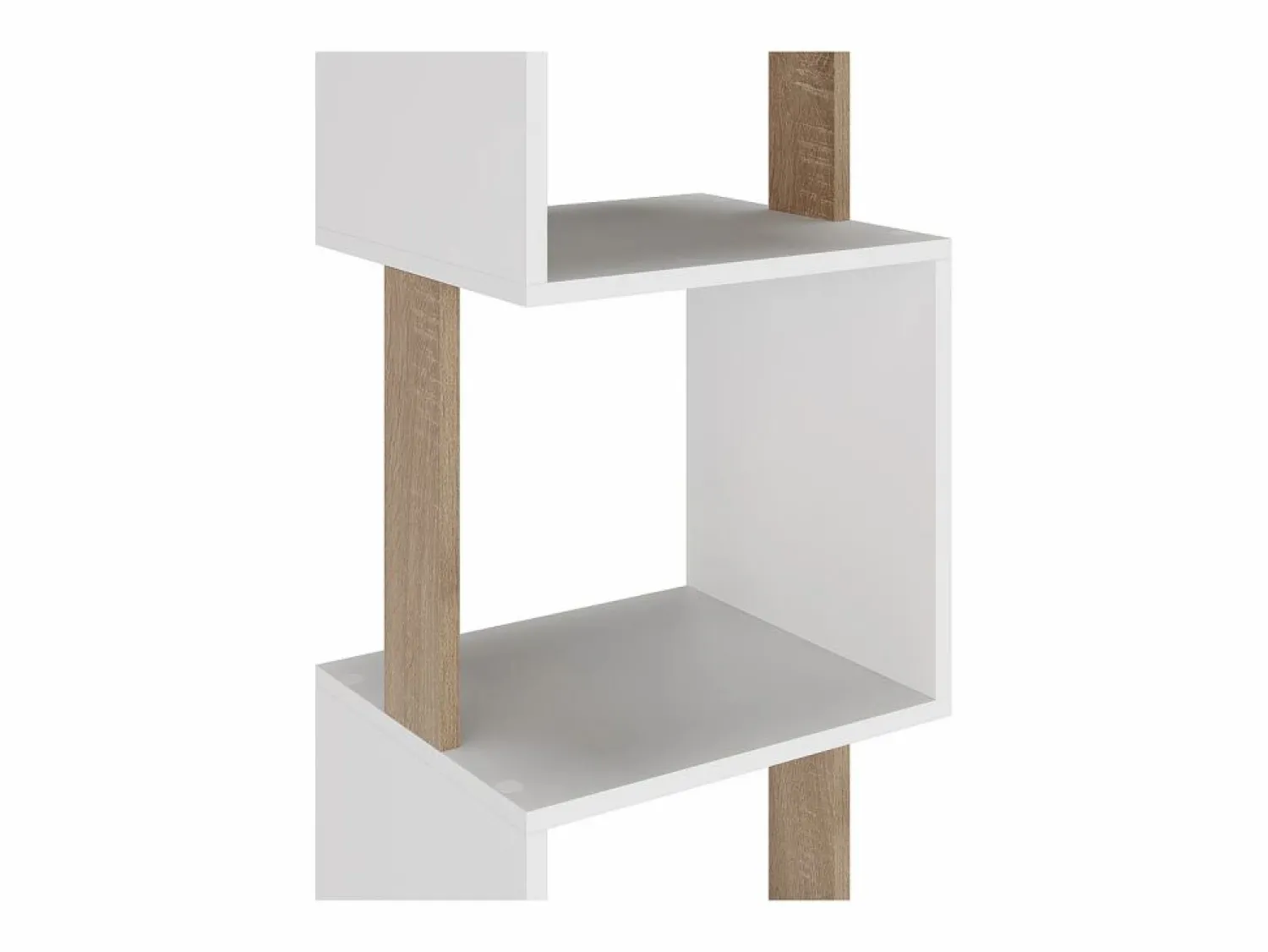 New VS Venta-stock Estantería Maldivas 5 huecos color /Roble Blanco