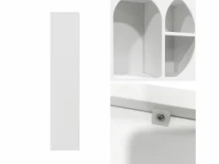 Sweeek Estantería orgánica de efecto madera con 8 compartimentos