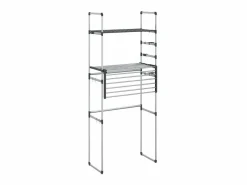 Estantería para lavadora aluminio 77x52x192 cm ES390791