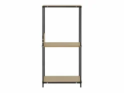 Clicnbuy Estantería pequeña aglomerado y roble 33,5x39,6x79,7 cm