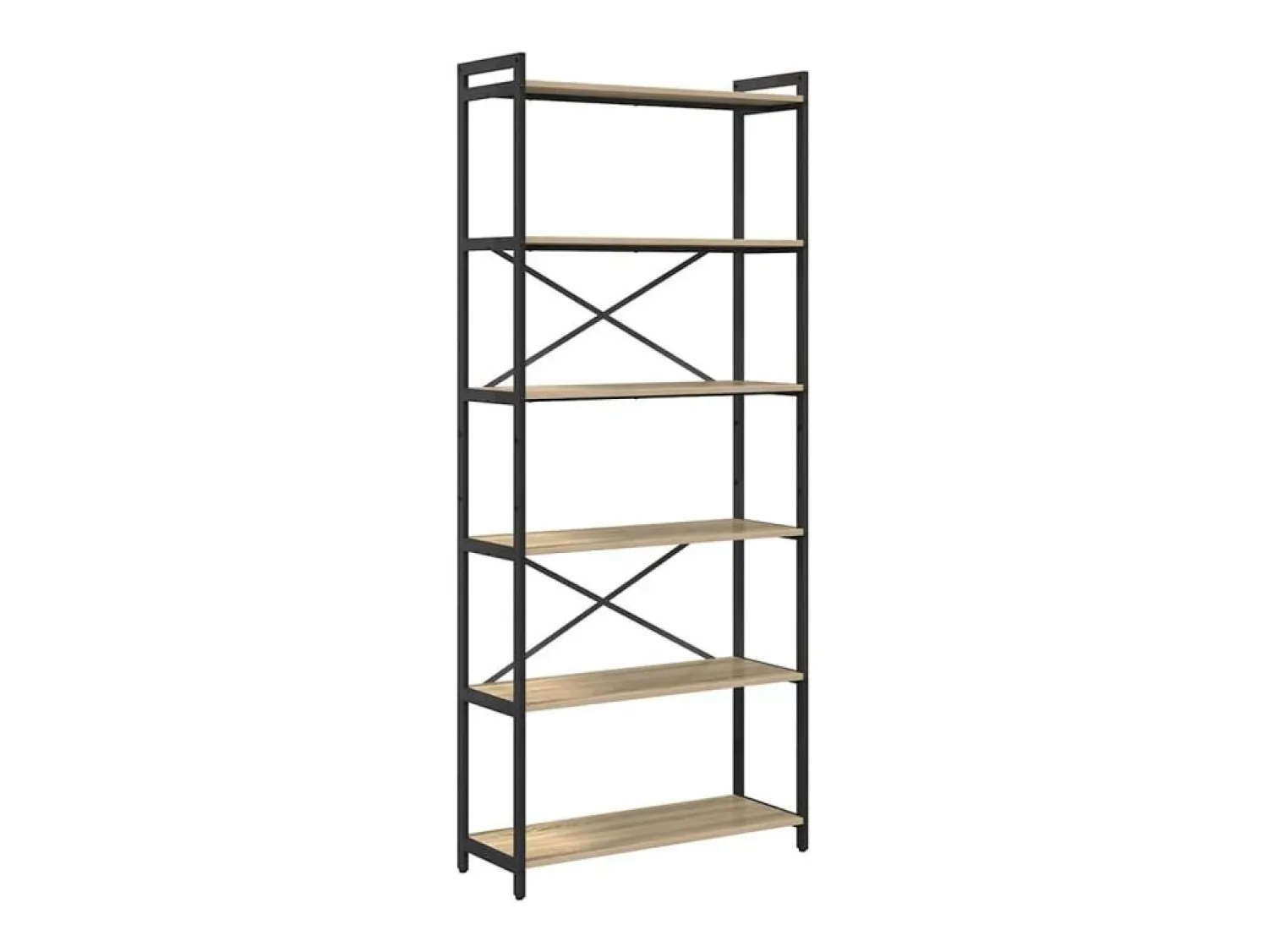 Hot Estantería Roble Sonoma 80 x 30 x 188 cm Madera contrachapada Librería