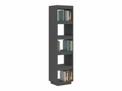 Outlet vidaxl Estantería/divisor de espacios madera pino 40x35x167 cm Gris
