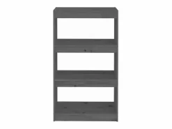 Outlet vidaxl Estantería/divisor de espacios madera pino 60x30x103,5cm Gris