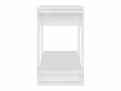 Hot vidaxl Estantería/divisor de espacios brillante 80x30x51 cm Blanco