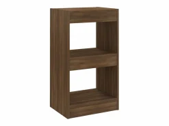 Clicnbuy Estantería/divisor de espacios roble marrón 40x30x72 cm