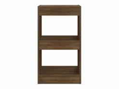 Clicnbuy Estantería/divisor de espacios roble marrón 40x30x72 cm