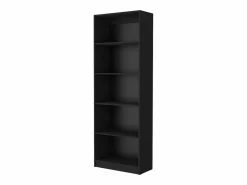 Sale TuHome Estanteria Recta 4R Home en Melamina con 5 estantes , 180.59 cm X 62.73 cm X 29.71 cm , Negro