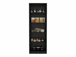 Sale TuHome Estanteria Recta 4R Home en Melamina con 5 estantes , 180.59 cm X 62.73 cm X 29.71 cm , Negro