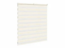 Discount Clicnbuy Estor cebra mármol tejido ancho 115,9 cm poliéster Beige