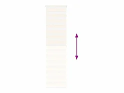 Clearance Clicnbuy Estor cebra mármol tejido ancho 50,9 cm poliéster Beige