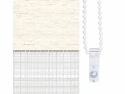 Outlet Clicnbuy Estor cebra mármol tejido ancho 95,9 cm poliéster Beige