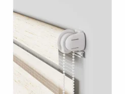 Outlet Clicnbuy Estor cebra mármol tejido ancho 95,9 cm poliéster Beige