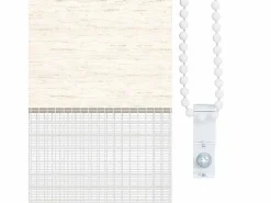 Clearance Clicnbuy Estor cebra mármol tejido ancho 45,9 cm poliéster Beige