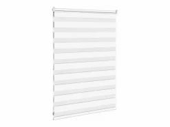 New Clicnbuy Estor cebra 95x100 cm tejido ancho 90,9 cm poliéster Blanco