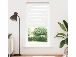 Discount Clicnbuy Estor cebra 115x230 cm tejido ancho 110,9 cm poliéster Blanco