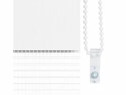 Discount Clicnbuy Estor cebra 115x230 cm tejido ancho 110,9 cm poliéster Blanco