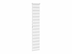 Outlet Clicnbuy Estor cebra 40x200 cm tejido ancho 35,9 cm poliéster Blanco