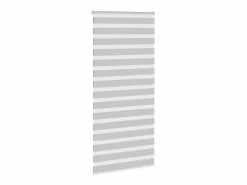 Outlet Clicnbuy Estor cebra claro 100x200cm tejido ancho 95,9cm poliéster Gris