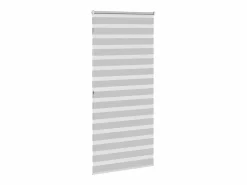 Outlet Clicnbuy Estor cebra claro 100x200cm tejido ancho 95,9cm poliéster Gris