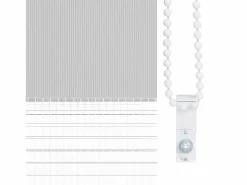 Outlet Clicnbuy Estor cebra claro 100x200cm tejido ancho 95,9cm poliéster Gris