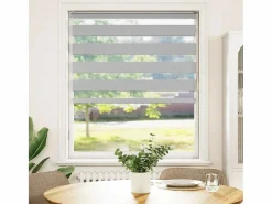 Clearance Estor cebra claro 110x150cm tejido ancho 105,9cm poliéster Persianas De Interior