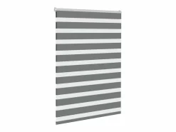 Clearance Estor cebra oscuro tejido ancho 100,9 cm poliéster Persianas De Interior