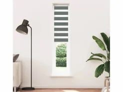 Clearance Estor cebra oscuro 40x200cm tejido ancho 35,9 cm poliéster Persianas De Interior
