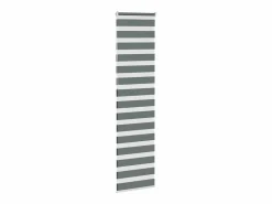 New Clicnbuy Estor cebra oscuro 60x230cm tejido ancho 55,9 cm poliéster Gris