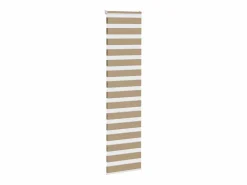 New Estor cebra marrón arena tejido ancho 50,9 cm poliéster Persianas De Interior