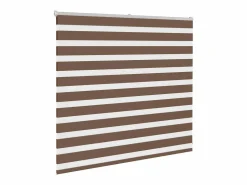 Sale Clicnbuy Estor cebra marrón 165x100 cm tejido ancho 160,9 cm poliéster Marru00f3n