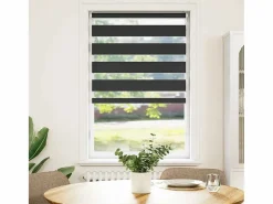Estor cebra 85x100 cm tejido ancho 80,9 cm poliéster Persianas De Interior