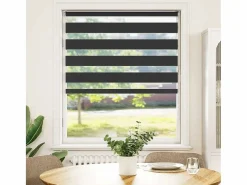 Clicnbuy Estor cebra 100x150 cm tejido ancho 95,9 cm poliéster