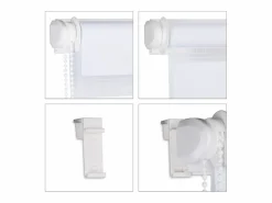 Helloshop26 Estor enrollable de doble cara con filtro de luz sin necesidad de taladrar 90 x 150 cm 13_0002539/2