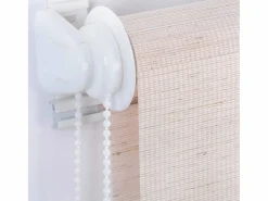 Helloshop26 Estor enrollable doble capa Zebra Roller Día y Noche 45x150 cm Natural 19_0000922