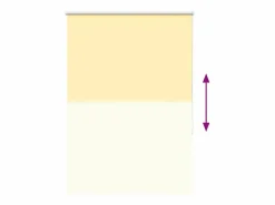New Clicnbuy Estor Enrollable Opaco 115x150 cm Tela Ancho 110,7 cm Amarillo