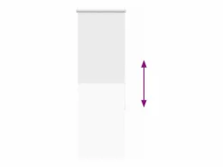 Clicnbuy Estor Enrollable Opaco 40x175 cm Tela Ancho 35,7 cm