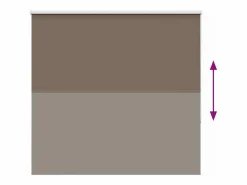 Clicnbuy Estor Enrollable Opaco Color Café 145x150 cm Tela Ancho 141,6cm