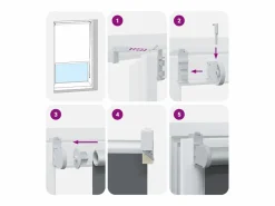 Outlet Estor Enrollable Opaco 125x210 cm Tela Ancho 121,6 cm Persianas De Interior