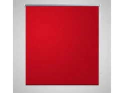Helloshop26 Estor enrollable opaco rojo de 100 x 175 cm cortina para ventana persiana de privacidad 4102013 Negro