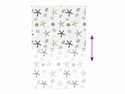 Clicnbuy Estor enrollable para ducha tela 150x240 cm ancho 146 cm