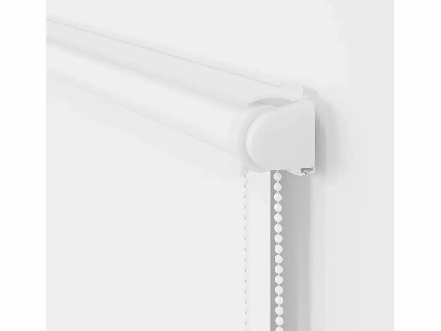 Discount Clicnbuy Estor enrollable para ducha con casete 130x240 cm tela ancho Blanco