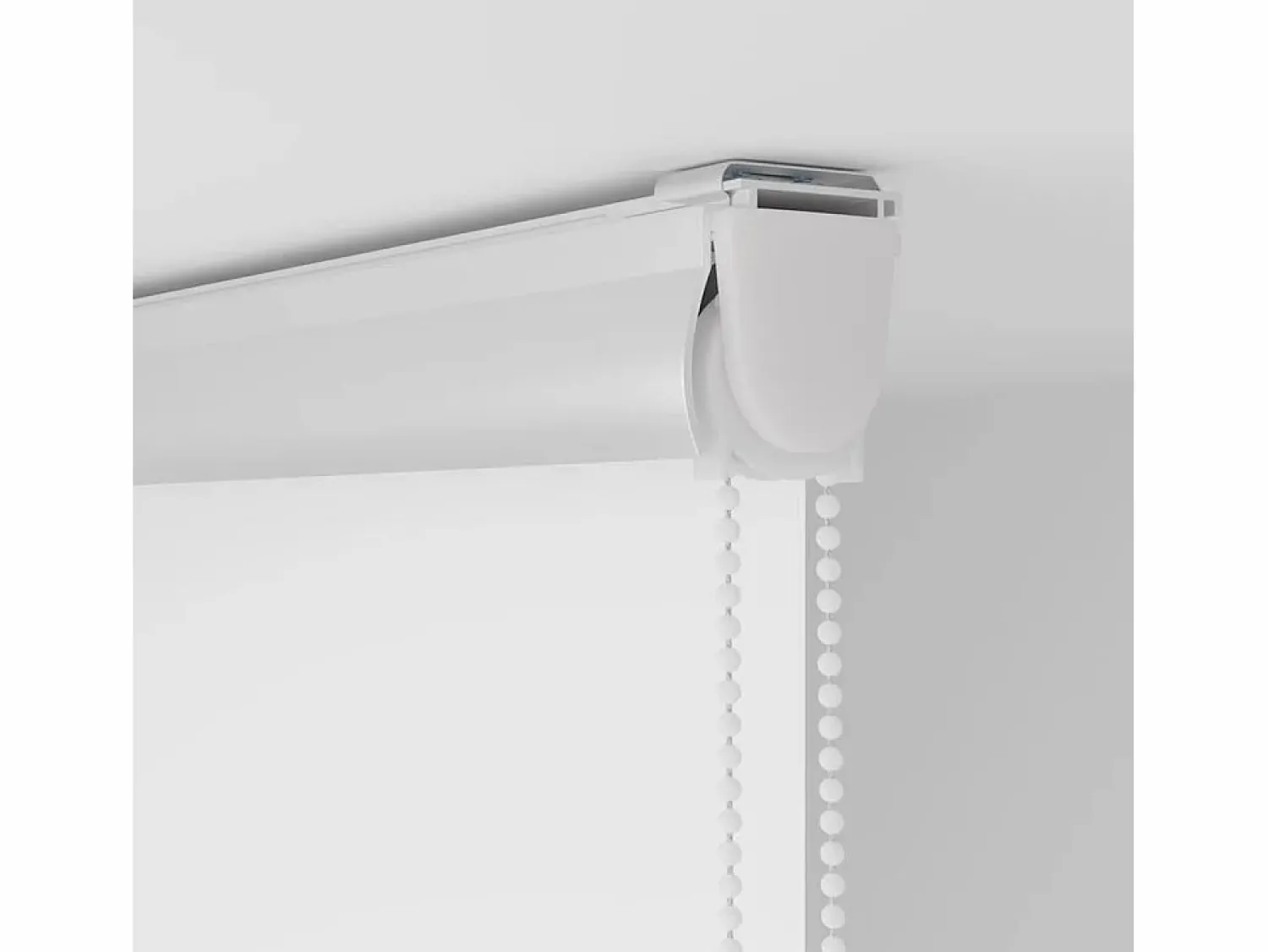 Discount Clicnbuy Estor enrollable para ducha con casete 130x240 cm tela ancho Blanco