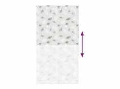 Clicnbuy Estor enrollable para ducha tela 120x240 cm ancho 116 cm Gris