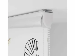 Clicnbuy Estor enrollable para ducha casete tela 100x240 cm ancho 96 cm