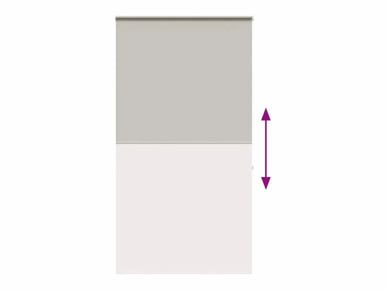 Discount Clicnbuy Estor enrollable para ducha con casete 130x240 cm tela ancho Gris