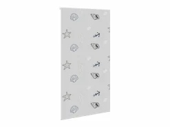 Discount Clicnbuy Estor enrollable para ducha tela 130x240 cm ancho 126 cm Gris