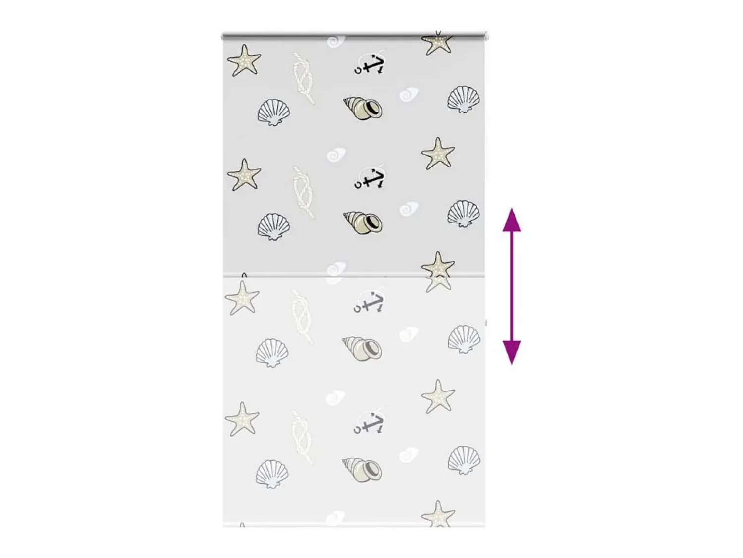 Sale Clicnbuy Estor enrollable para ducha con casete 130x240 cm tela ancho Multicolor